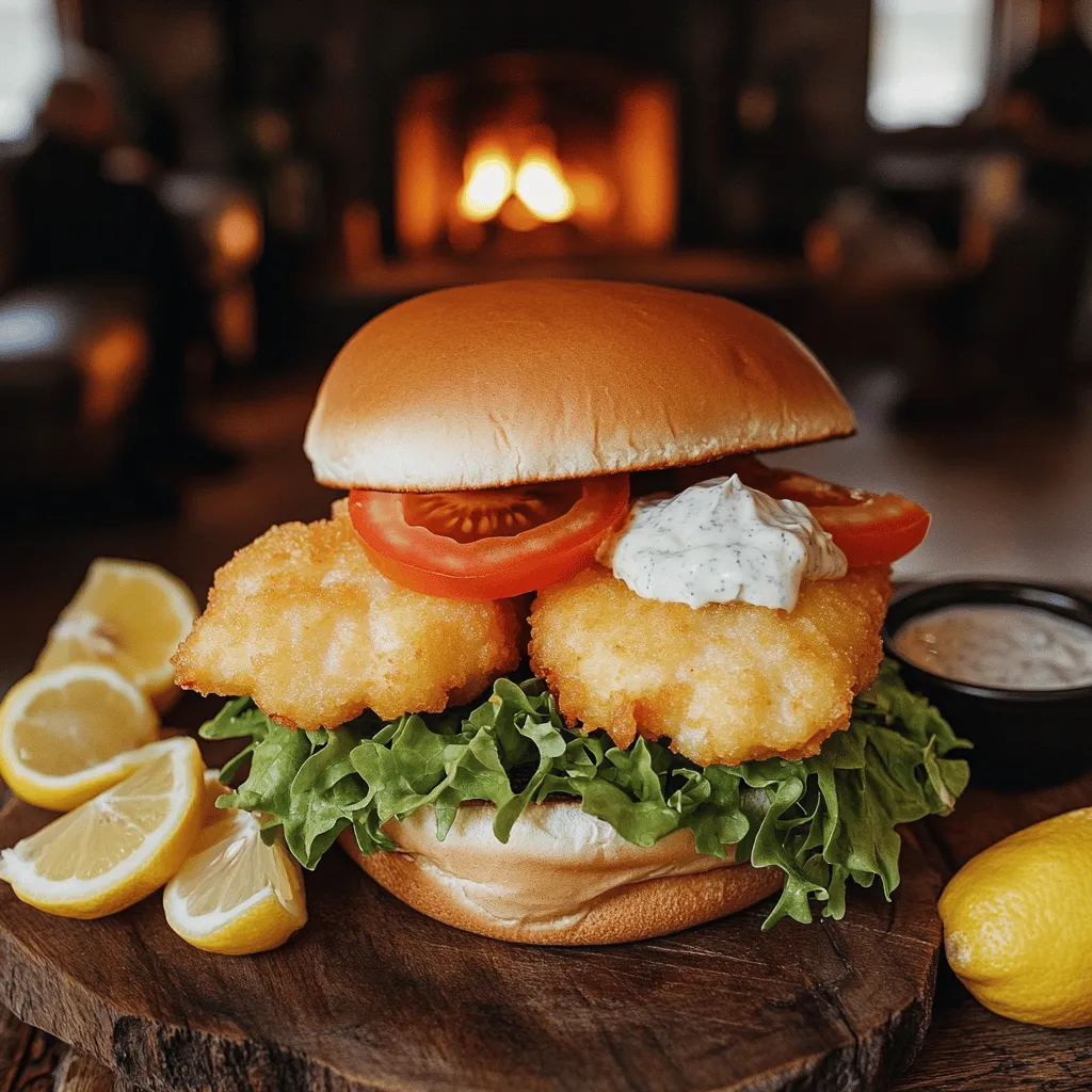 A crispy fish sandwich needs fresh and tasty ingredients. The right fish makes all the difference. I recommend using cod or tilapia. They are both mild and flaky. These types of fish fry well and hold their shape.