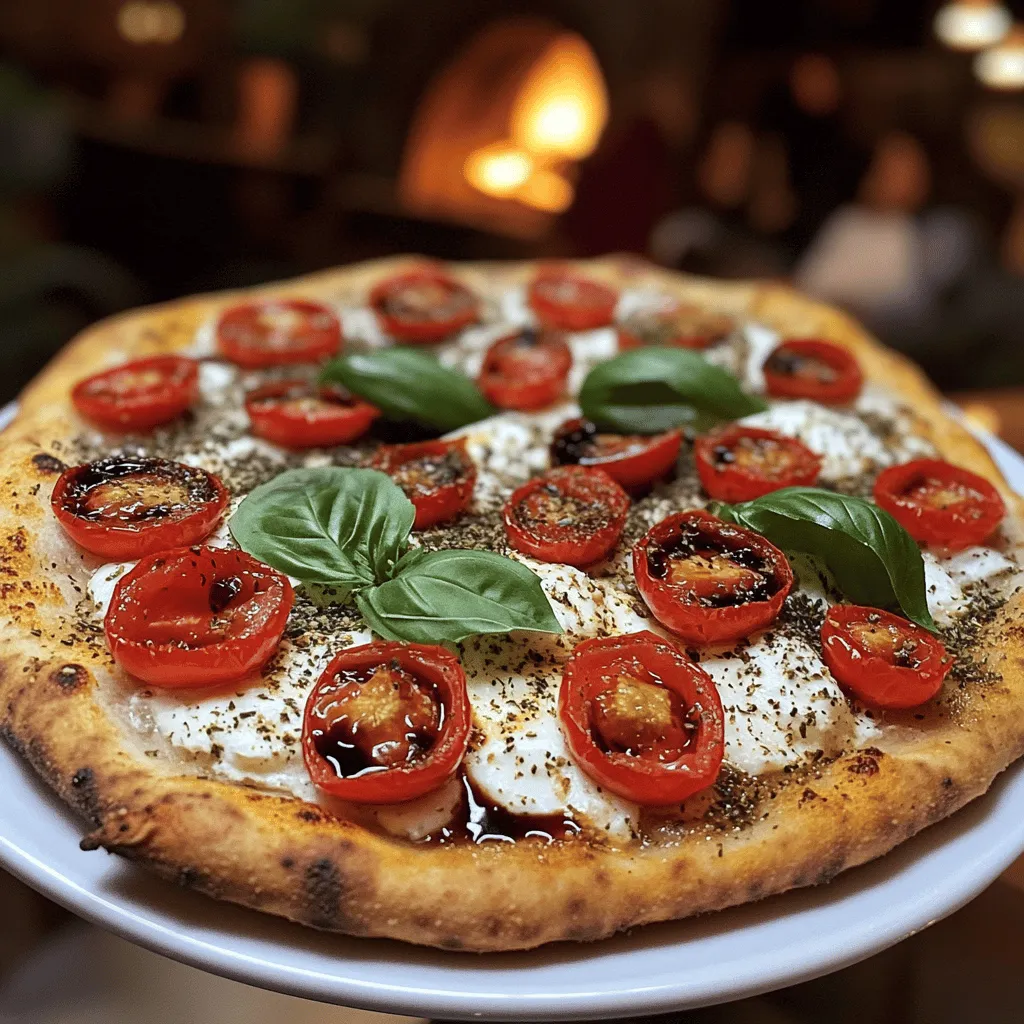 The key to a great pizza is using the best ingredients. For Pizza Burrata Tomates Cerises, you need a few simple items. You will start with burrata cheese, which is creamy and rich. This cheese makes your pizza special. Next, cherry tomatoes add a sweet and fresh taste. You can use about 200 grams of halved cherry tomatoes for one pizza.