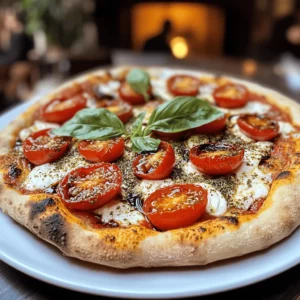 The key to a great pizza is using the best ingredients. For Pizza Burrata Tomates Cerises, you need a few simple items. You will start with burrata cheese, which is creamy and rich. This cheese makes your pizza special. Next, cherry tomatoes add a sweet and fresh taste. You can use about 200 grams of halved cherry tomatoes for one pizza.