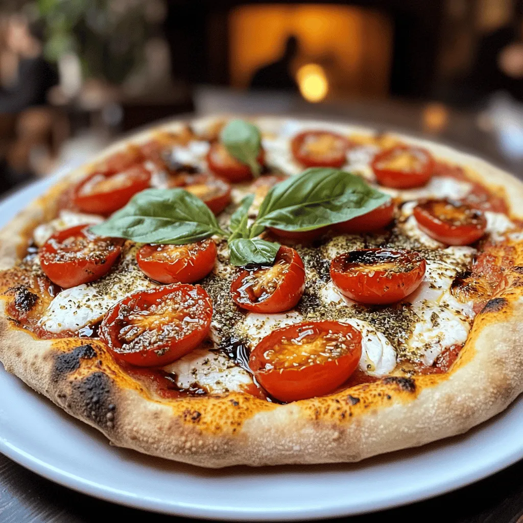 The key to a great pizza is using the best ingredients. For Pizza Burrata Tomates Cerises, you need a few simple items. You will start with burrata cheese, which is creamy and rich. This cheese makes your pizza special. Next, cherry tomatoes add a sweet and fresh taste. You can use about 200 grams of halved cherry tomatoes for one pizza.