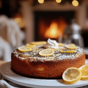 To make Gâteau Moelleux Citron Pavot, you need a few key ingredients. This lemon cake recipe shines with fresh flavors.
