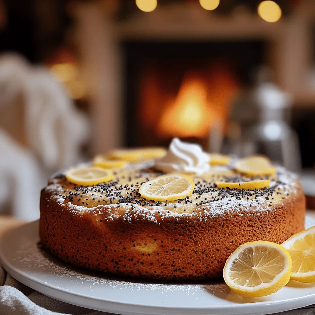 To make Gâteau Moelleux Citron Pavot, you need a few key ingredients. This lemon cake recipe shines with fresh flavors.