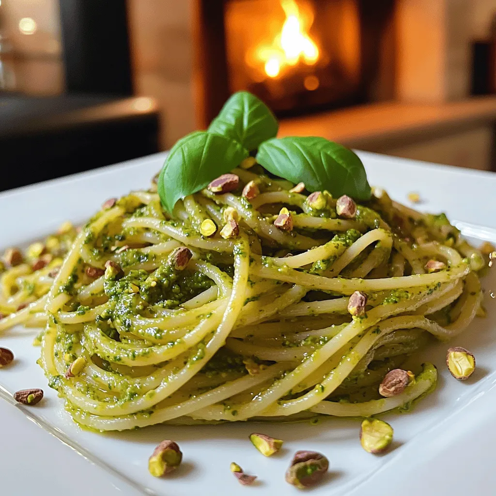 To create delicious Pâtes au Pesto de Pistache, you need fresh, simple ingredients. Start with pasta like spaghetti or your favorite type. For the pesto, gather shelled pistachios, fresh basil, garlic, grated Parmesan cheese, and extra virgin olive oil. You also need lemon juice, salt, and pepper. These flavors blend well to create a rich and creamy sauce.