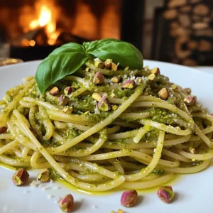 To create delicious Pâtes au Pesto de Pistache, you need fresh, simple ingredients. Start with pasta like spaghetti or your favorite type. For the pesto, gather shelled pistachios, fresh basil, garlic, grated Parmesan cheese, and extra virgin olive oil. You also need lemon juice, salt, and pepper. These flavors blend well to create a rich and creamy sauce.