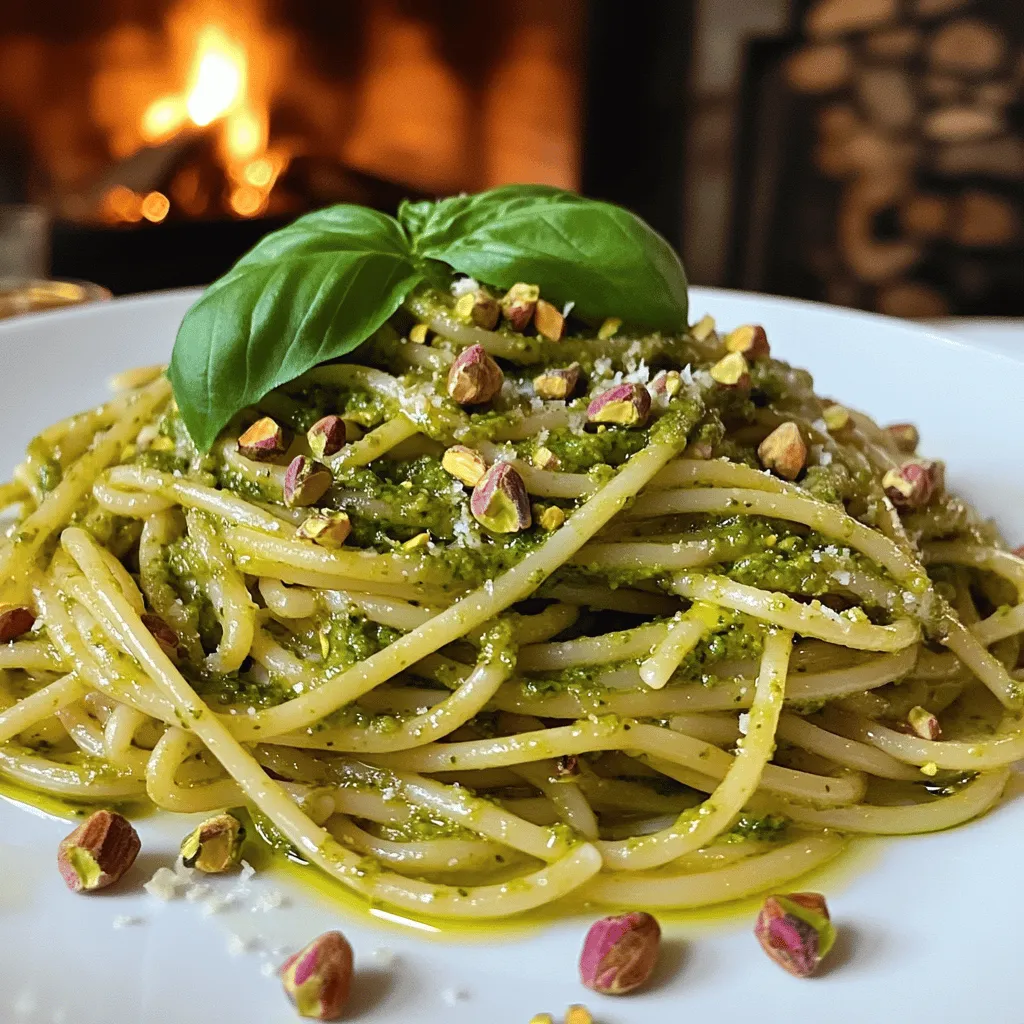 To create delicious Pâtes au Pesto de Pistache, you need fresh, simple ingredients. Start with pasta like spaghetti or your favorite type. For the pesto, gather shelled pistachios, fresh basil, garlic, grated Parmesan cheese, and extra virgin olive oil. You also need lemon juice, salt, and pepper. These flavors blend well to create a rich and creamy sauce.