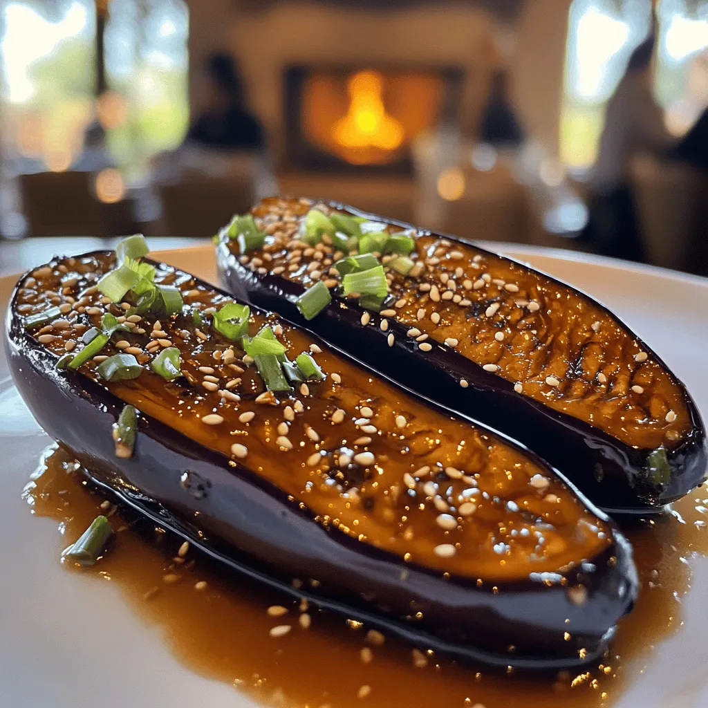 To make miso glazed eggplant, you need a few simple ingredients. First, grab two medium-sized eggplants. They should be firm and smooth. Next, you will need three tablespoons of white miso paste. This paste gives the dish its rich flavor.