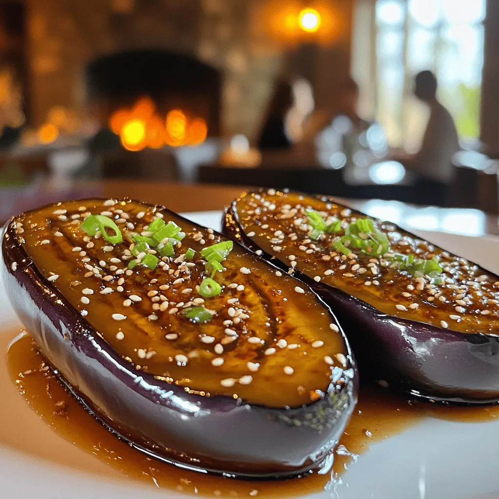 To make miso glazed eggplant, you need a few simple ingredients. First, grab two medium-sized eggplants. They should be firm and smooth. Next, you will need three tablespoons of white miso paste. This paste gives the dish its rich flavor.