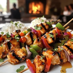 Honey sriracha chicken skewers bring a sweet and spicy flavor to your meals. They are a fun way to enjoy grilled chicken. The blend of honey and sriracha makes a tasty marinade. This dish is popular because it fits many tastes and occasions.