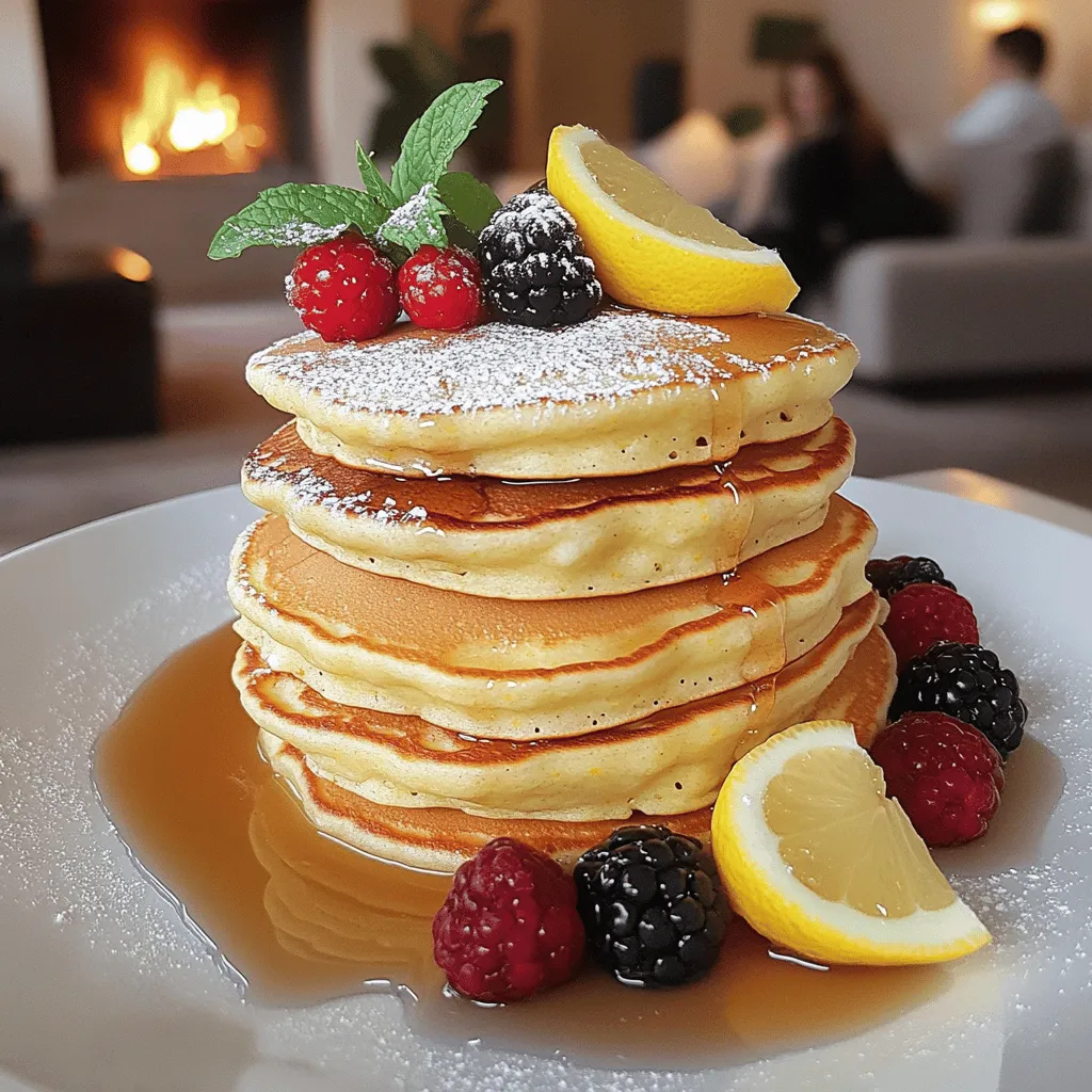 Lemon ricotta pancakes are a tasty twist on classic pancakes. They have a light, fluffy texture and a bright, zesty flavor. The secret lies in the ricotta cheese and lemon zest. These ingredients make each bite feel special and fresh.