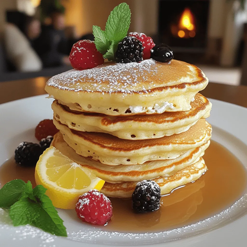 Lemon ricotta pancakes are a tasty twist on classic pancakes. They have a light, fluffy texture and a bright, zesty flavor. The secret lies in the ricotta cheese and lemon zest. These ingredients make each bite feel special and fresh.