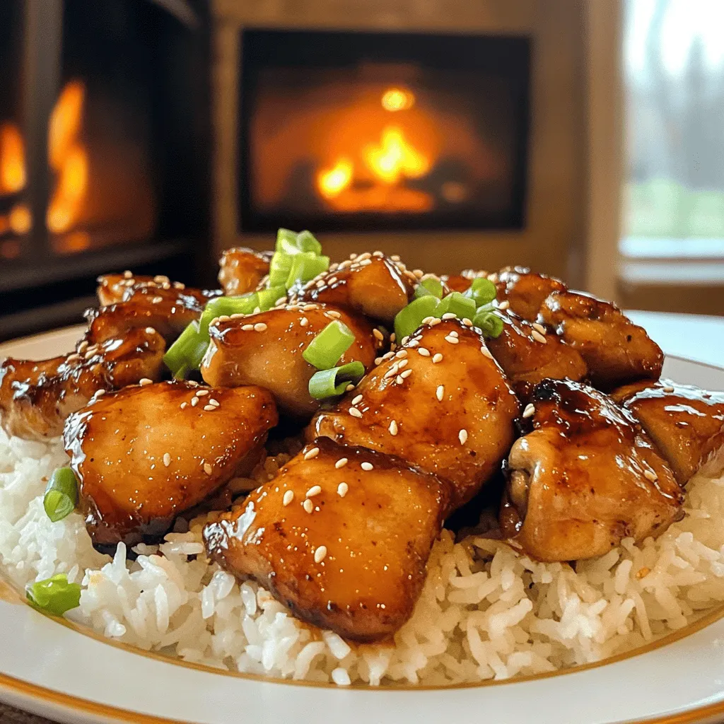 Want a quick meal? Poulet Teriyaki Express is your answer. It takes only 20 minutes! This dish is full of flavor and easy to make.