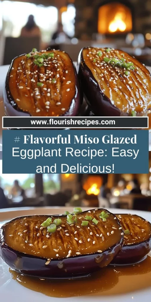 Discover the irresistible taste of miso glazed eggplant, a simple yet flavorful dish perfect for any meal. This recipe highlights the rich umami of white miso paired with the sweetness of maple syrup, creating a delightful glaze that enhances tender roasted eggplant. With easy-to-follow instructions, you'll impress your family and friends. Click through to explore this delicious and healthy recipe that you can customize with your favorite ingredients!