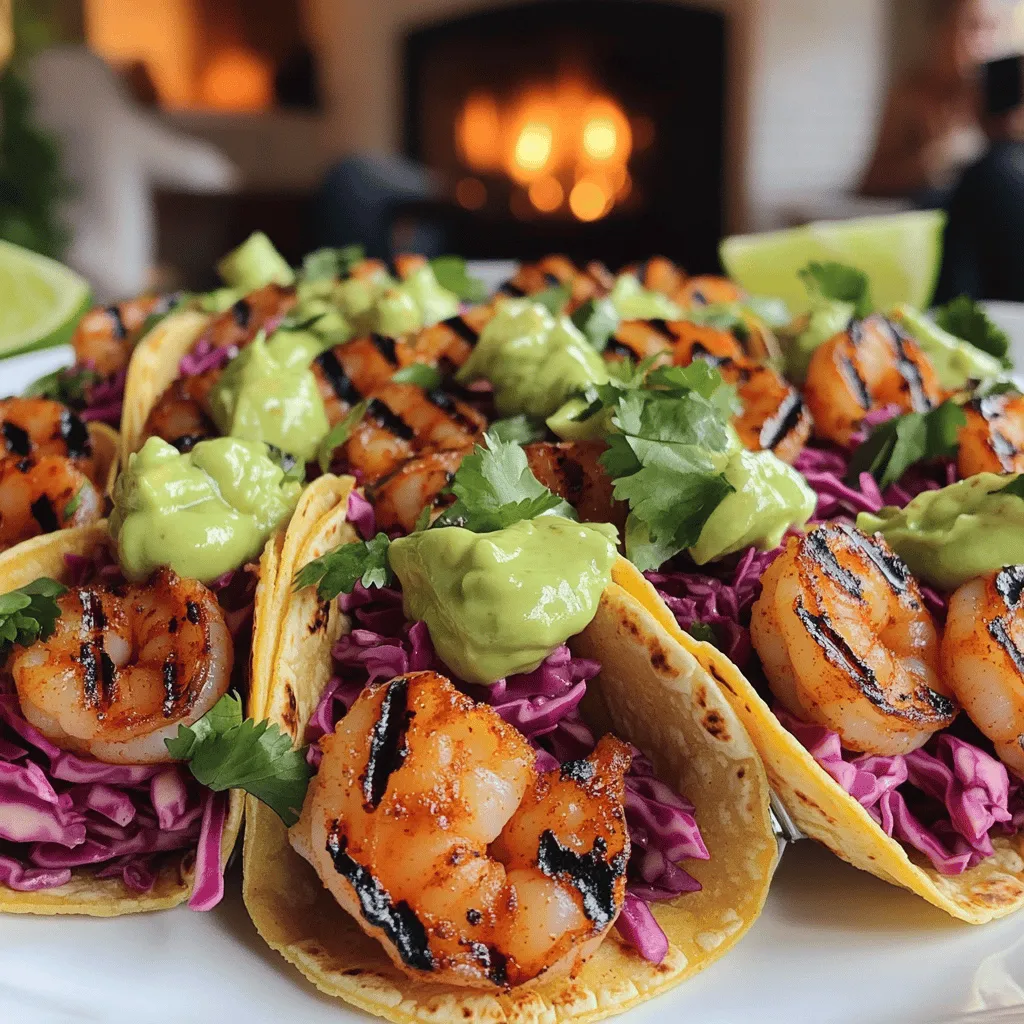 To make tacos de crevettes grillés, you need simple, fresh ingredients. The main item is shrimp. You will need 500 grams of peeled and deveined shrimp. This gives you a tasty base for your tacos.