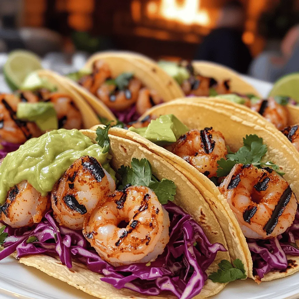 To make tacos de crevettes grillés, you need simple, fresh ingredients. The main item is shrimp. You will need 500 grams of peeled and deveined shrimp. This gives you a tasty base for your tacos.