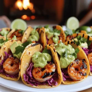 To make tacos de crevettes grillés, you need simple, fresh ingredients. The main item is shrimp. You will need 500 grams of peeled and deveined shrimp. This gives you a tasty base for your tacos.
