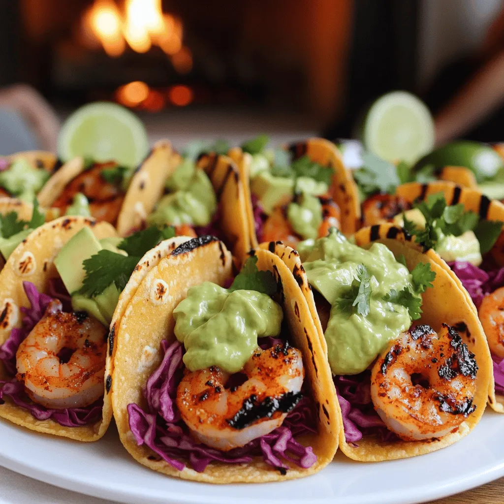 To make tacos de crevettes grillés, you need simple, fresh ingredients. The main item is shrimp. You will need 500 grams of peeled and deveined shrimp. This gives you a tasty base for your tacos.