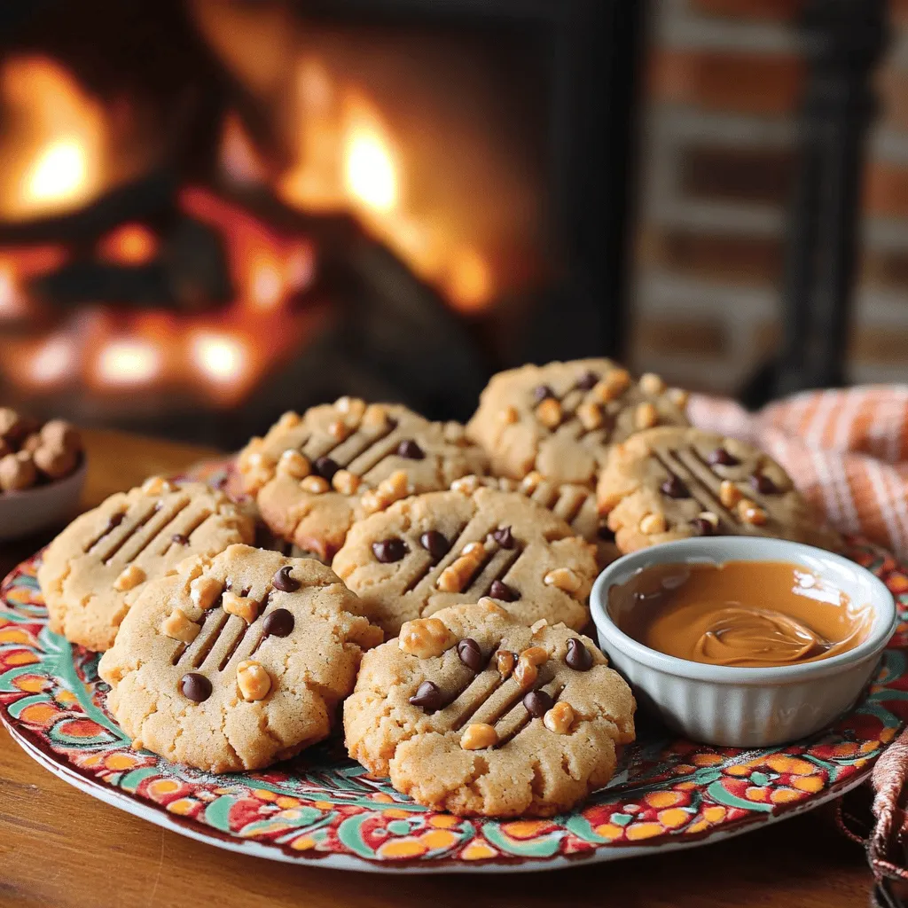 Cookies au beurre de cacahuète are simple yet delightful. The main ingredients play a big role in their taste and texture.