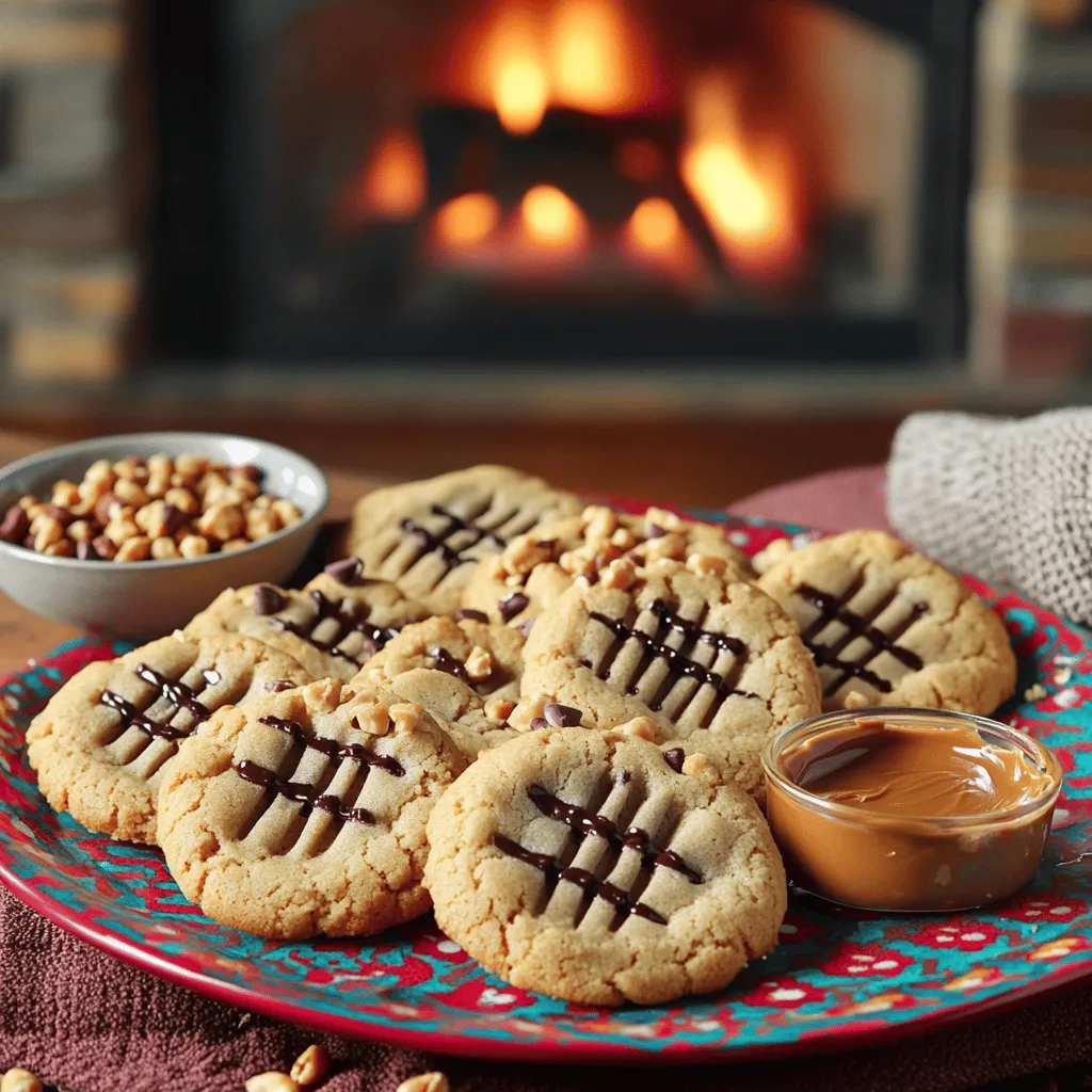 Cookies au beurre de cacahuète are simple yet delightful. The main ingredients play a big role in their taste and texture.