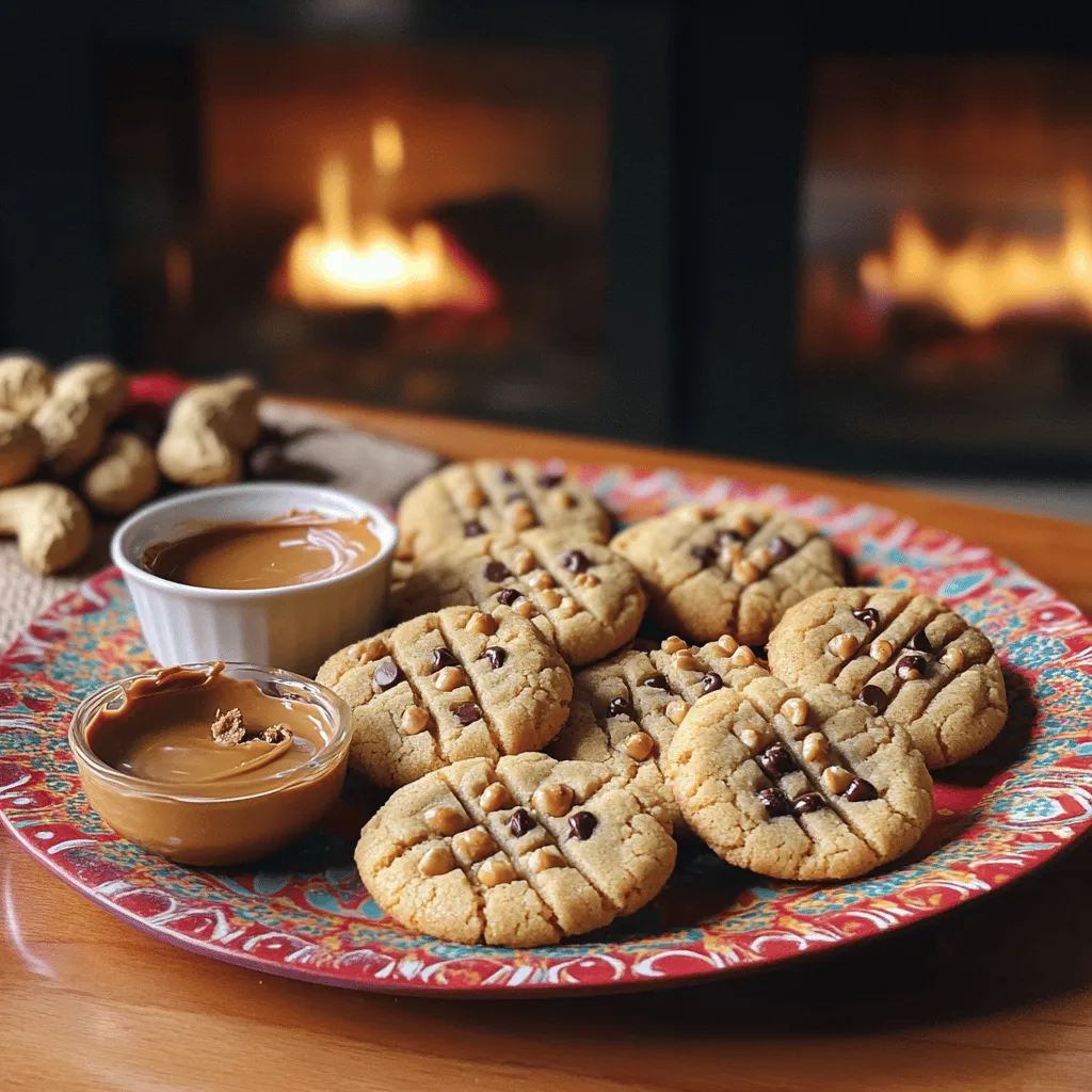 Cookies au beurre de cacahuète are simple yet delightful. The main ingredients play a big role in their taste and texture.