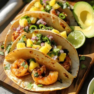 Shrimp tacos are fun to make and eat. To create a tasty dish, you need fresh shrimp and simple ingredients.