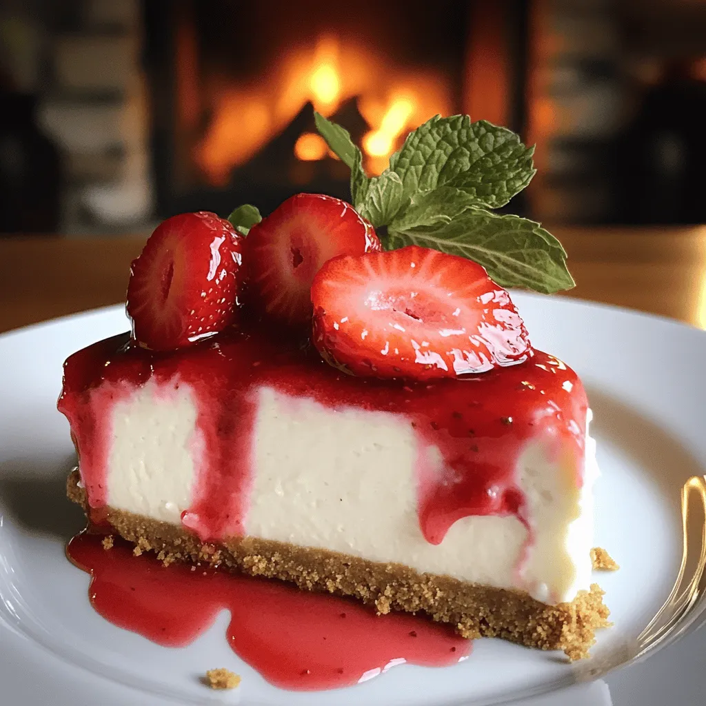 Making a no-bake strawberry cheesecake is fun and simple. The key is using the right ingredients. You need three main parts: the crust, the filling, and the toppings.