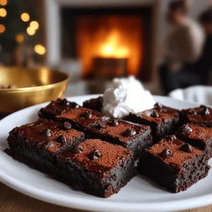 To make brownies vegan au chocolat noir, you need simple ingredients. Here is a list of the key components: