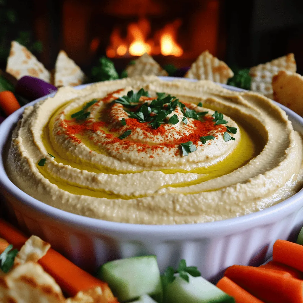 Classic hummus needs just a few key ingredients. The main one is chickpeas. You can use canned chickpeas for ease. Drain and rinse them well before use.